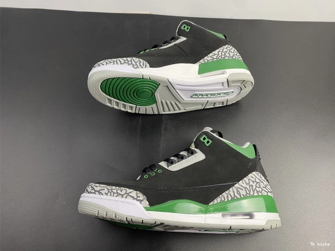 Cheap TBK Air CT8532-030 Green Jordan 3 Pine 0808